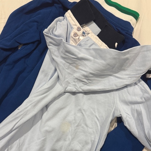 Jacadi Kids Polo Shirt - Blue and Black with Green Accents - Picture 5 of 7